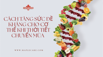 Cách tăng sức đề kháng cho cơ thể khi thời tiết chuyển mùa - Maple Care